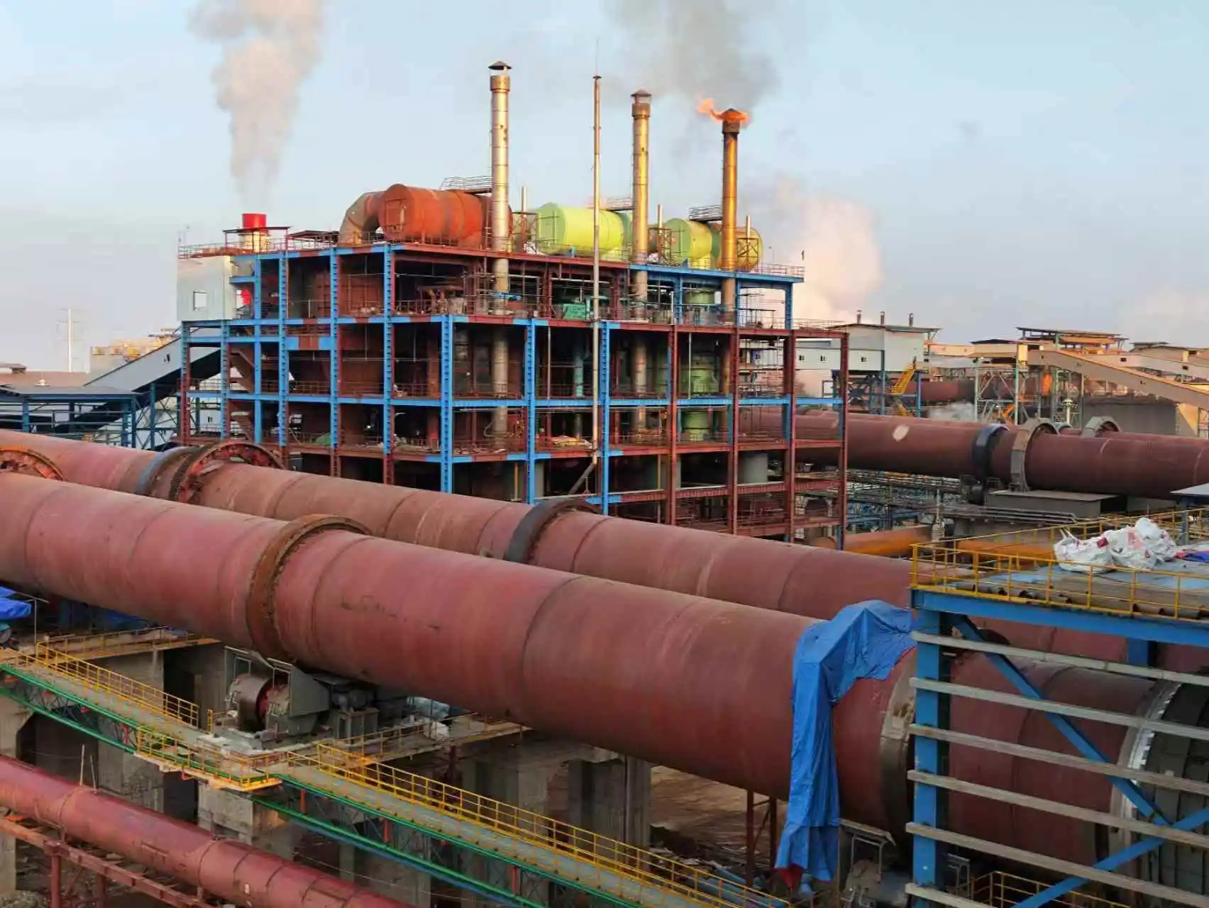 Pembangunan SPBU Liqin Tahap II dan pembangunan return kiln