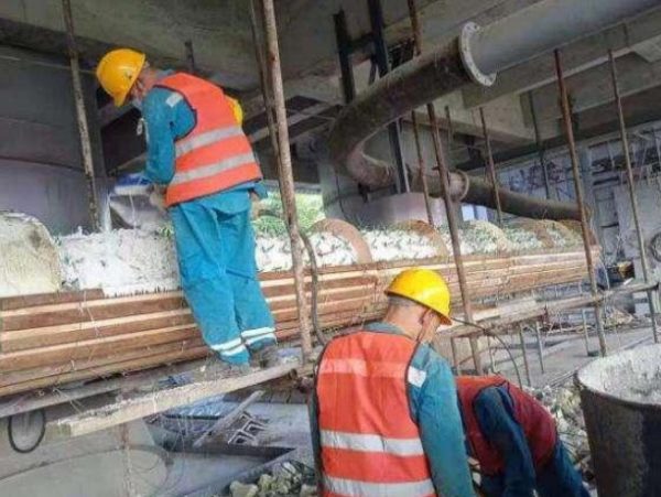 Konstruksi Lini Produksi Feronikel REKF-rotary kiln