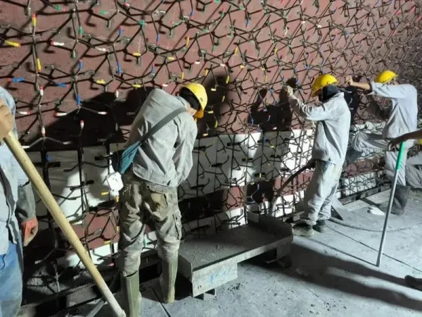 Konstruksi Lini Produksi Feronikel REKF-rotary kiln