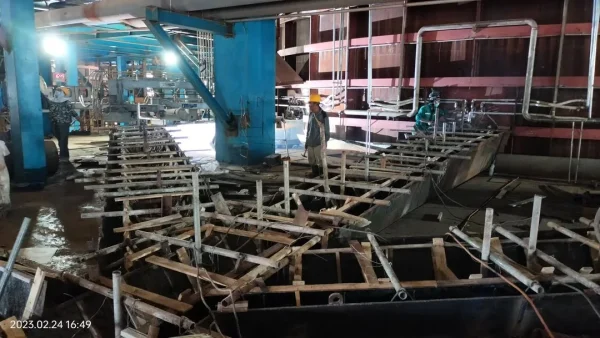 Konstruksi Lini Produksi Feronikel REKF-tungku listrik